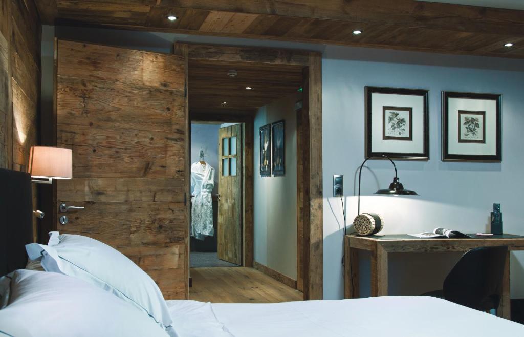 Chalet-Hotel La Marmotte, La Tapiaz & Spa, The Originals Relais Ле-Же Номер фото