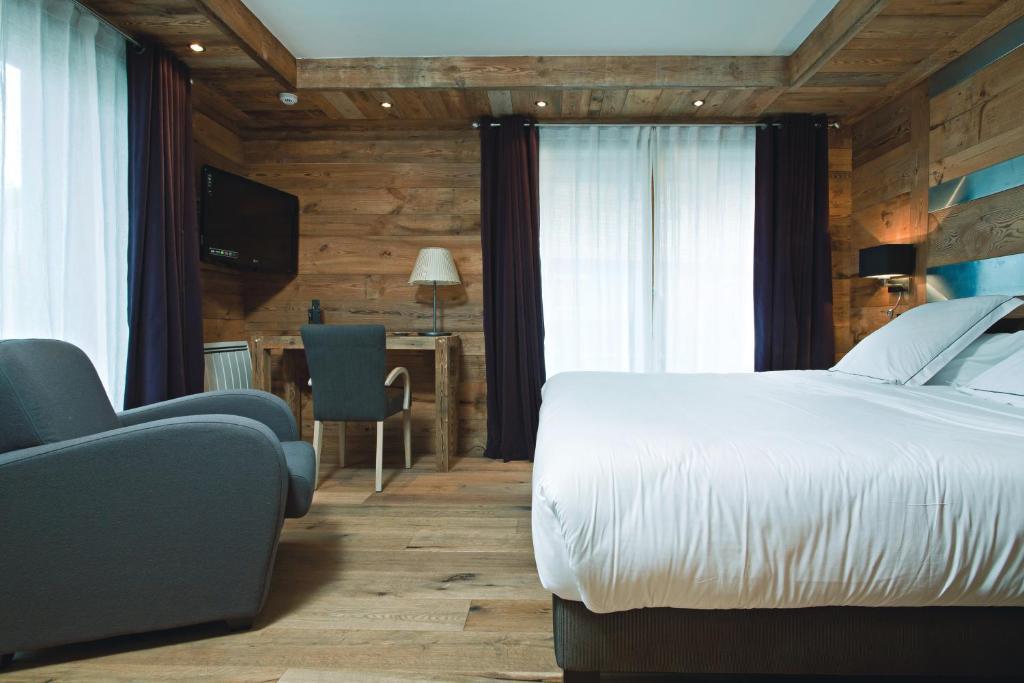 Chalet-Hotel La Marmotte, La Tapiaz & Spa, The Originals Relais Ле-Же Номер фото